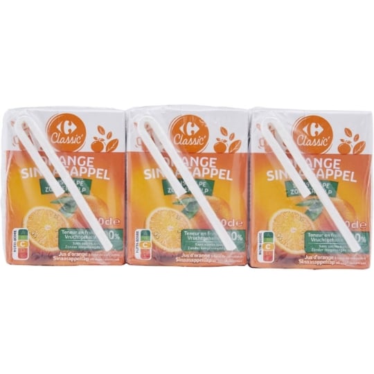 Jus d'Orange Sans Pulpe CARREFOUR CLASSIC'