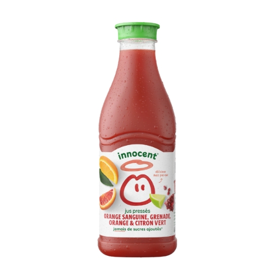 Jus multifruits orange sanguine grenade orange et citron vert INNOCENT