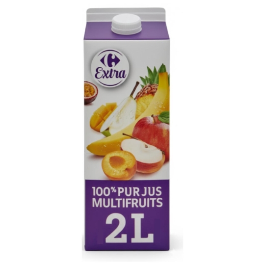 Jus Multifruits Pur Jus CARREFOUR EXTRA
