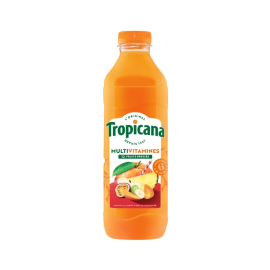 Jus de Fruits Multifruits Multivitaminés Pur Jus TROPICANA