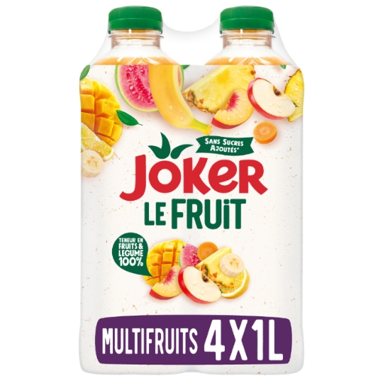 Jus Multifruits Sans Sucres Ajoutés JOKER