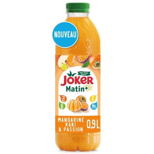 Jus de Fruits Matin+ Mandarine Kaki et Passion JOKER