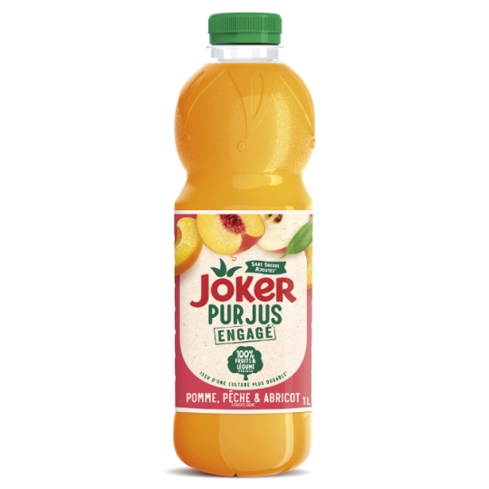 Jus de Fruits Pomme Pêche et Abricot JOKER