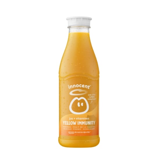 Jus Yellow Immunity Ananas Fruit de la Passion Mangue Pomme Gingembre INNOCENT