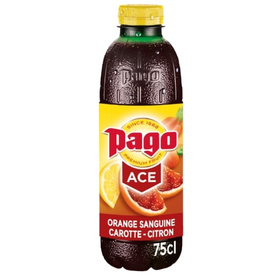 Boisson Orange Sanguine Carotte Citron PAGO