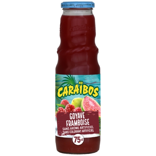 Jus de Fruits Goyave Framboise CARAIBOS