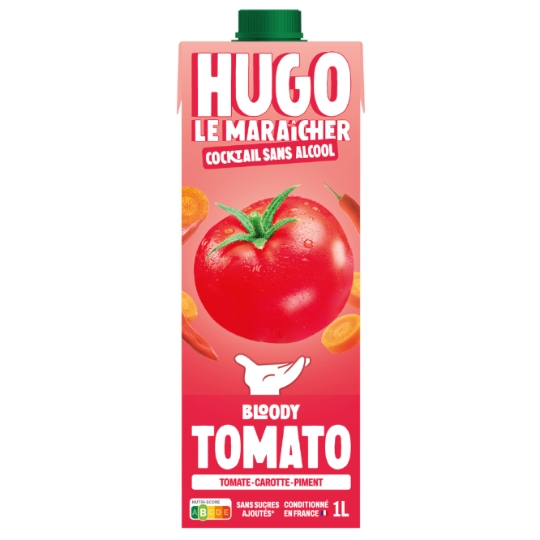 Cocktail Sans Alcool Tomate Carotte Piment HUGO LE MARAICHER