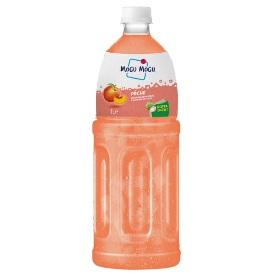 Boisson Pêche et Nata de Coco MOGU MOGU