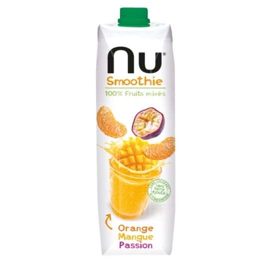 Boisson Smoothie Orange Mangue et Passion NU