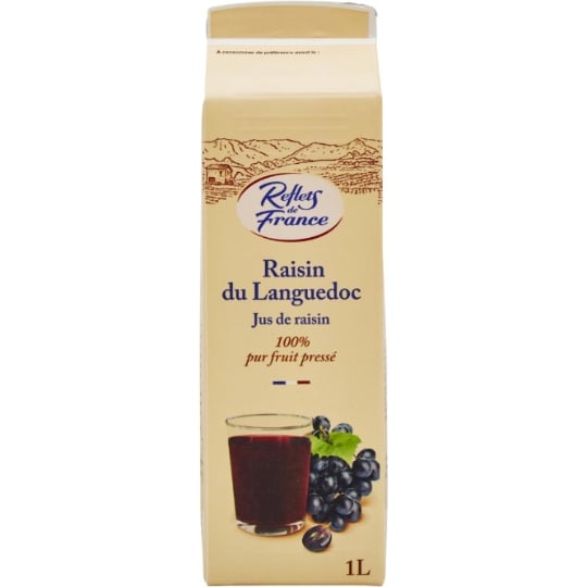 Jus de Raisin Rouge du Languedoc REFLETS DE FRANCE