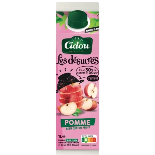 Jus de Pomme Désucrés CIDOU
