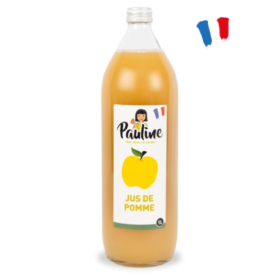 Jus de Pomme 100% Français Pur Non Vitaminé PAULINE
