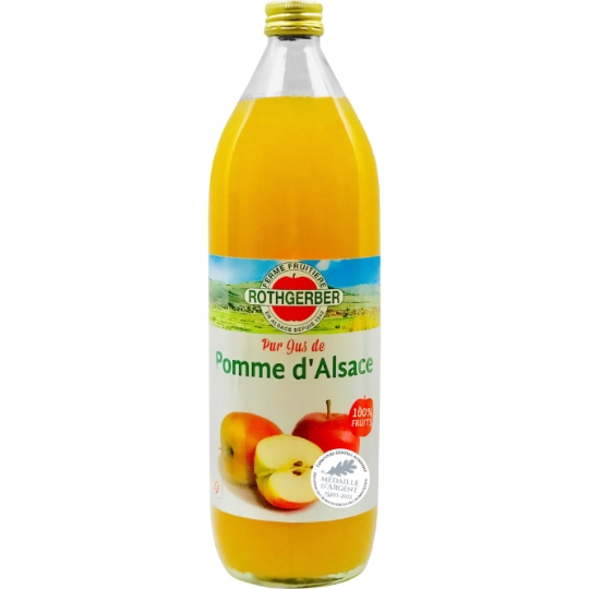 Pur Jus de Pomme d'Alsace 100% Fruits ROTHGERBER