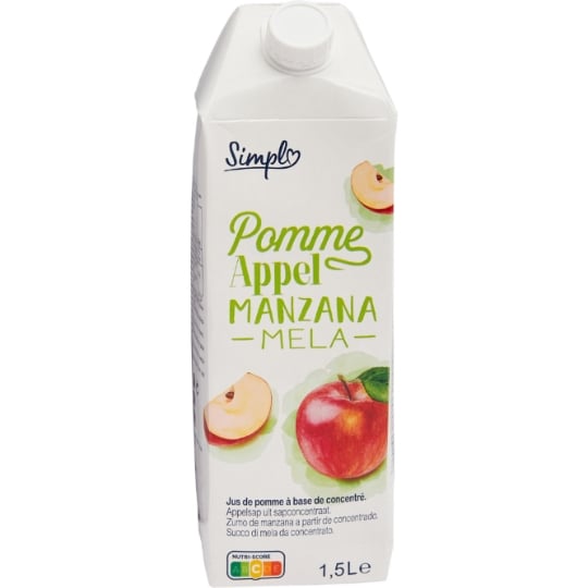 Jus de Pomme À Base de Concentré SIMPL
