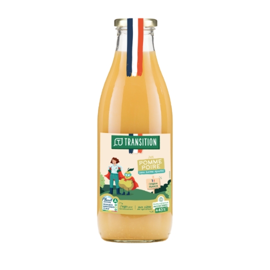 Jus de Pomme et Poire Pur Jus TRANSITION