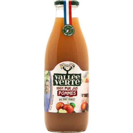 Jus de Pomme Pur Jus VALLEE VERTE