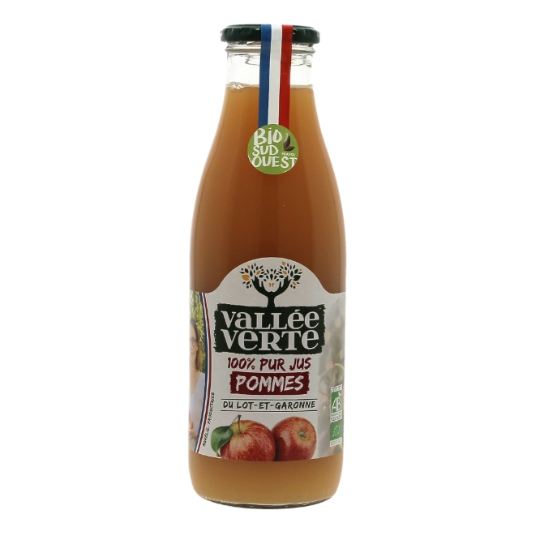 Jus de Pomme du Lot et Garonne Bio VALLEE VERTE