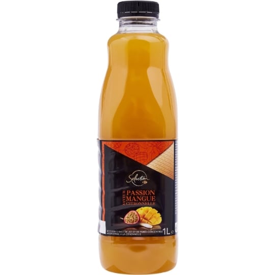 Boisson Mangue Passion Citronnelle CARREFOUR SELECTION
