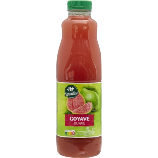 Nectar de goyave et cassis à base de concentrés CARREFOUR SENSATION