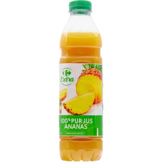Jus d'Ananas Pur Jus CARREFOUR EXTRA