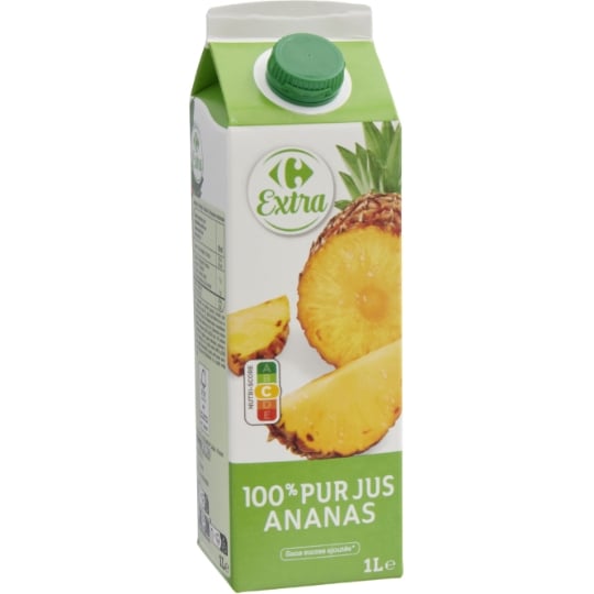Jus d'Ananas Pur Jus CARREFOUR EXTRA