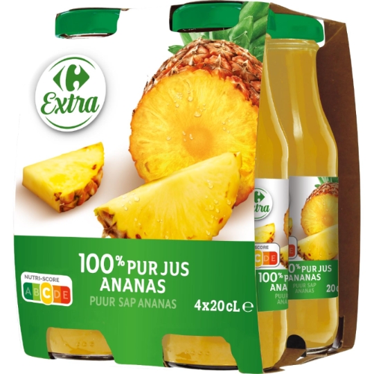 Jus d'Ananas Pur Jus CARREFOUR EXTRA