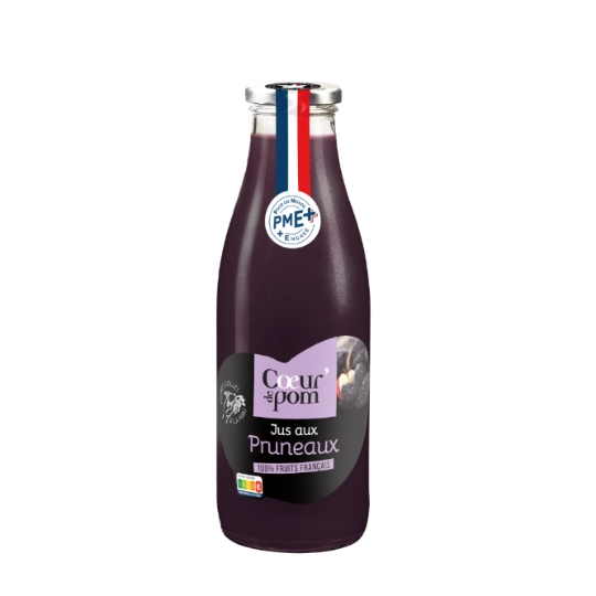 Jus de Pomme et aux Pruneaux Pur Jus COEUR DE POM'