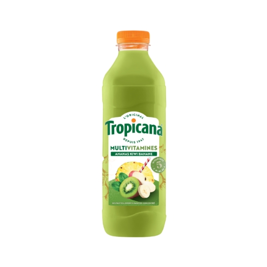 Jus de Fruits Multivitaminés Ananas Kiwi et Banane TROPICANA