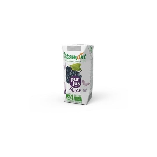 Tetra Pur Jus De Raisins Rouge 20cl - Vitamont VITAMONT
