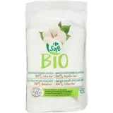 Cotons à Démaquiller Maxi Duo Ovales Bio CARREFOUR SOFT BIO