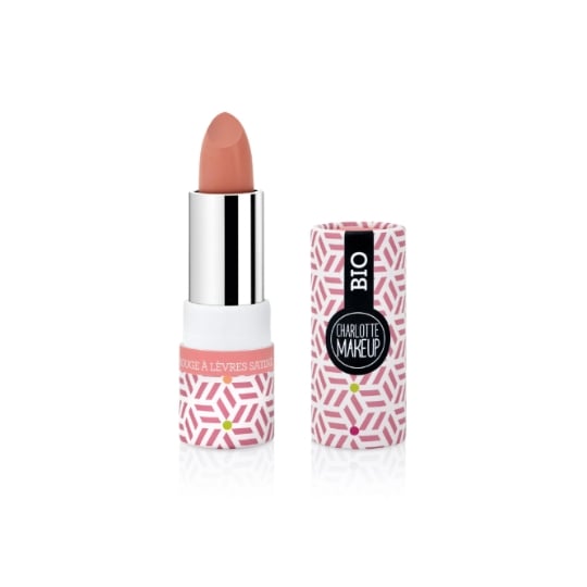 Rouge à lèvres à lèvres Brillant Teinte Corail (n°2) Bio CHARLOTTE MAKE UP