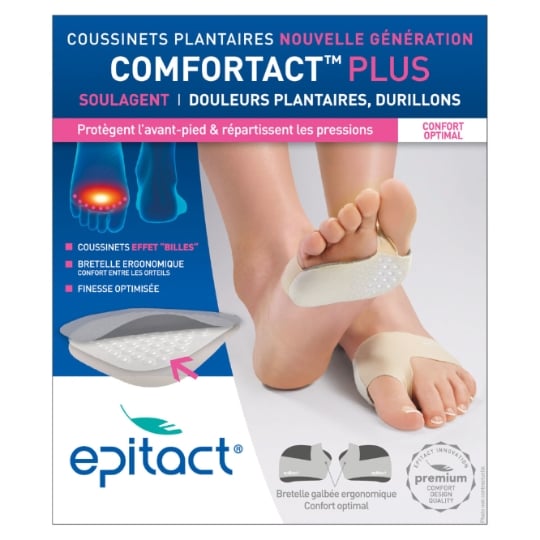 Soin Coussinets Plantaires Douleurs Plantaires Confortact Gel de Silicone Taille L EPITACT