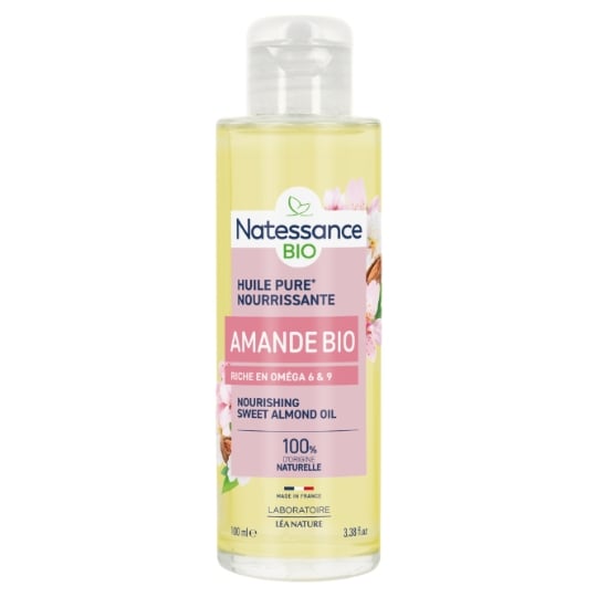 Huile Corps Cheveux Peau Sèche et Sensible Assouplit et Apaise Amande Douce Bio LEA NATURE
