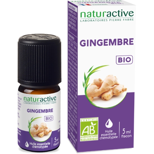 Huile essentielle Gingembre Bio NATURACTIVE