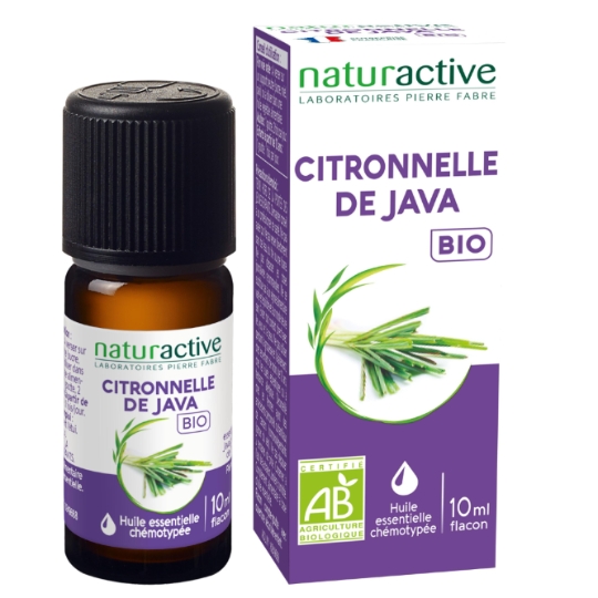 Huile essentielle Citronnelle de Java 100% Pure et Naturelle Bio NATURACTIVE