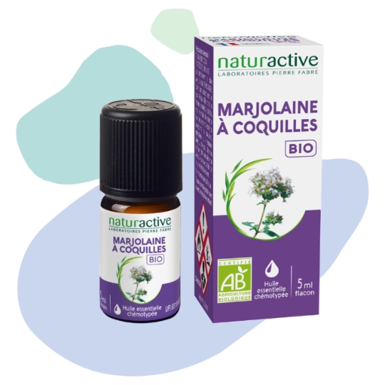 Huile essentielle Marjolaine à Coquilles 100% Pure et Naturelle Bio NATURACTIVE