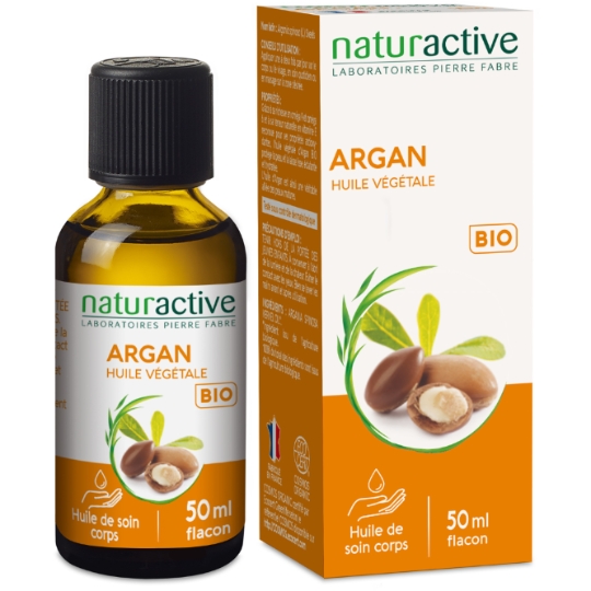 Huile Visage et Corps Nourrissante et Protectrice Argan Bio NATURACTIVE
