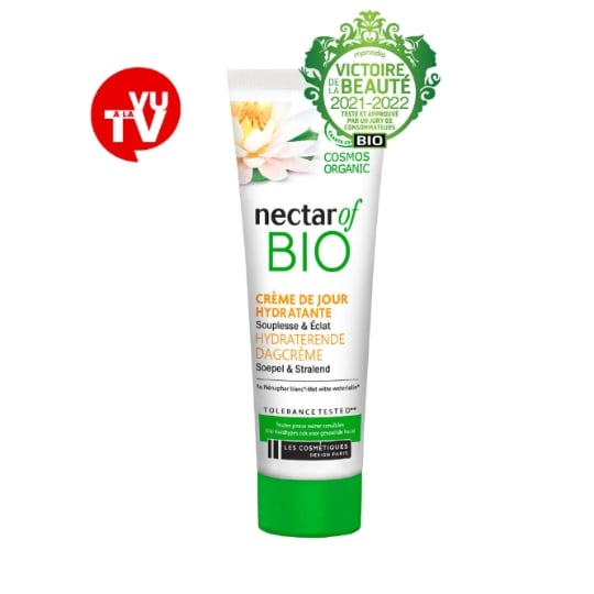Crème Jour Hydratante Visage Nénuphar Blanc Bio NECTAR OF BIO