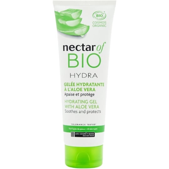 Gelée Hydratante Visage Aloe Vera Apaisante et Protectrice Bio NECTAR OF BIO