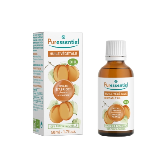 Huile Végétale 100% Pure et Essentielle Noyau d'Abricot Bio PURESSENTIEL