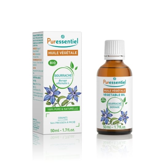 Huile Visage Corps Tous Types de Peau Nourrissante Bourrache Bio PURESSENTIEL