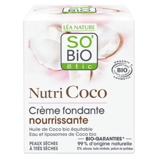 Crème Fondante Nourrissante Nutri Coco Bio SO'BIO ETIC