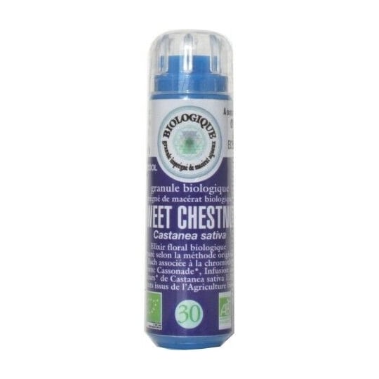 Fleur De Bach N°30 SWEET CHESTNUT (Châtaignier)  Granules- 0% Alcool BIOLOGIQUE KOSMEO