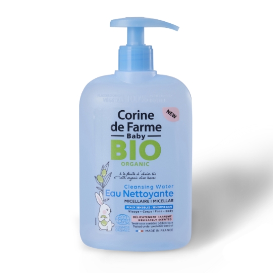 Eau nettoyante bébé Visage Corps et Siège Bio CORINE DE FARME CORINE DE FARME