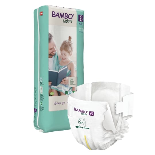 Bambo Nature 1000019266 Couche Jetable Garçon/fille 6 40 Pièce(s) BAMBO NATURE