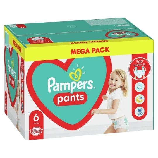 Couches Jetables Pampers Pants 6 (84 Unités) PAMPERS