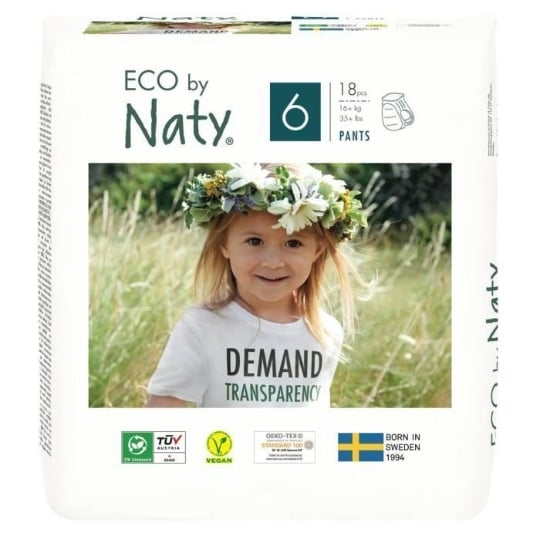 Naty Culottes D'apprentissage - Taille 6 - > 16 Kg - Lot De 18 NATY