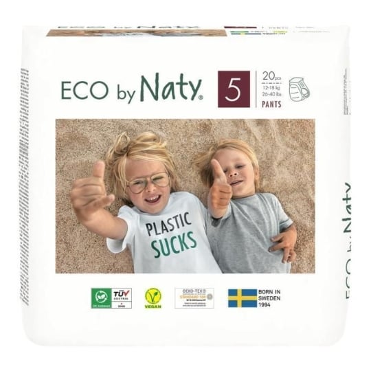 Naty Culottes D'apprentissage - Taille 5 - 12 A 18 Kg - Lot De 20 NATY