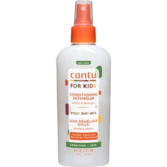 Après-Shampoing Enfant Démêlant Doux pour Cheveux Bouclés Frisés Crépus et Ondulés CANTU