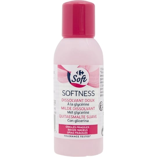 Dissolvant Doux à la glycérine CARREFOUR SOFT